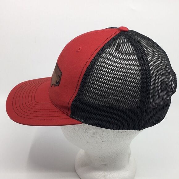 Richardson NC State Map Trucker Style Mesh SnapBack Hat  Baseball Cap - Picture 6 of 14